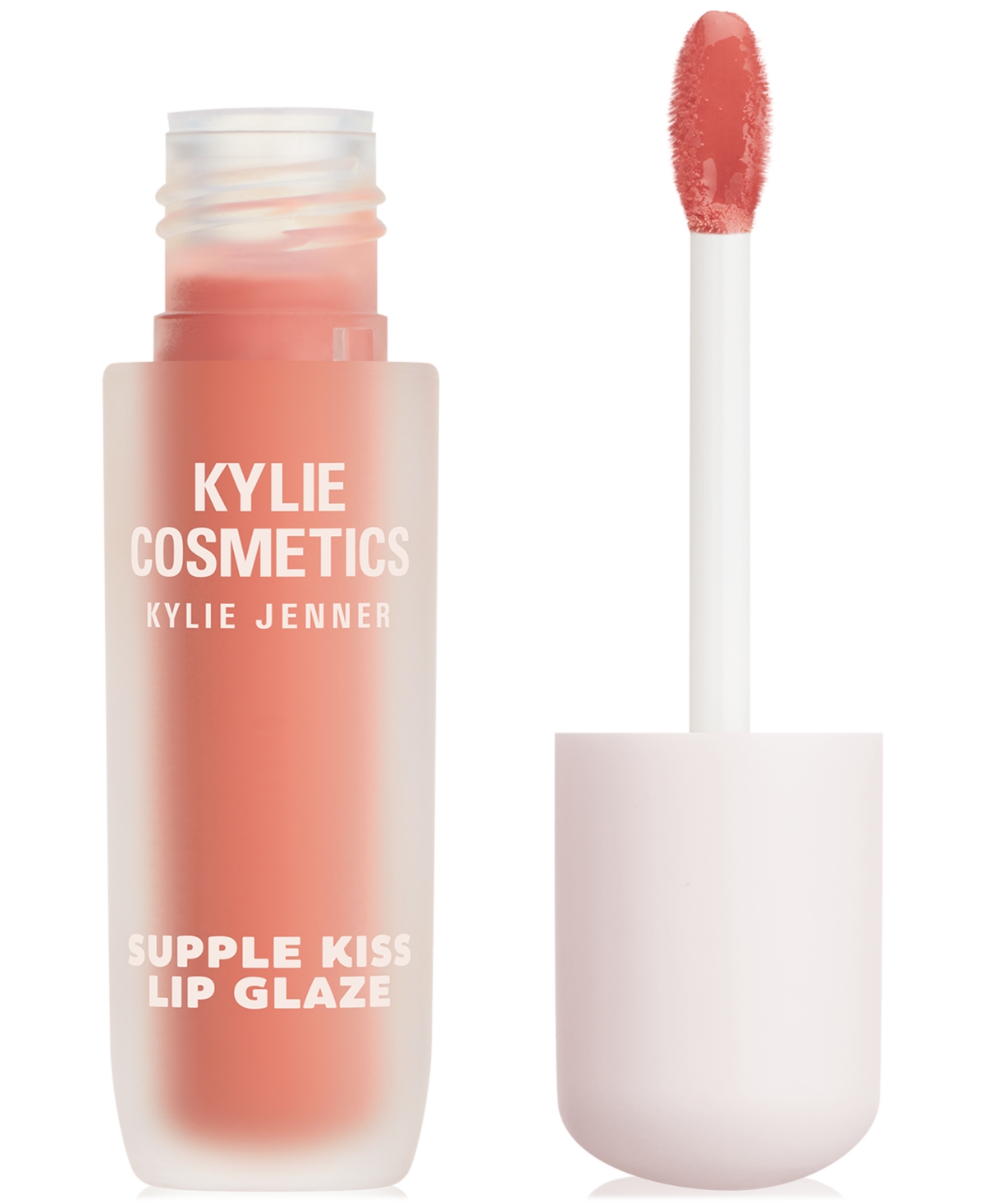Kylie Cosmetics Supple Kiss Lip Glaze Lip Gloss In All Yours (warm Peachy Pink)