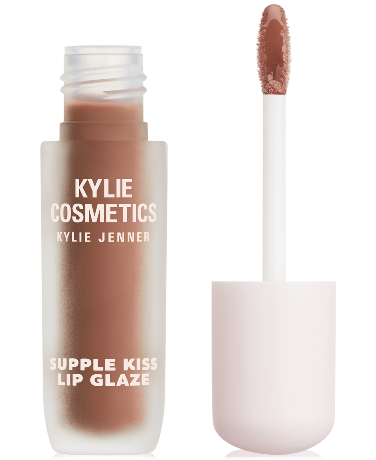 Kylie Cosmetics Supple Kiss Lip Glaze Lip Gloss In Lovable (taupe Brown)