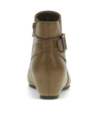 Women's Serena Zipper Wedge Booties