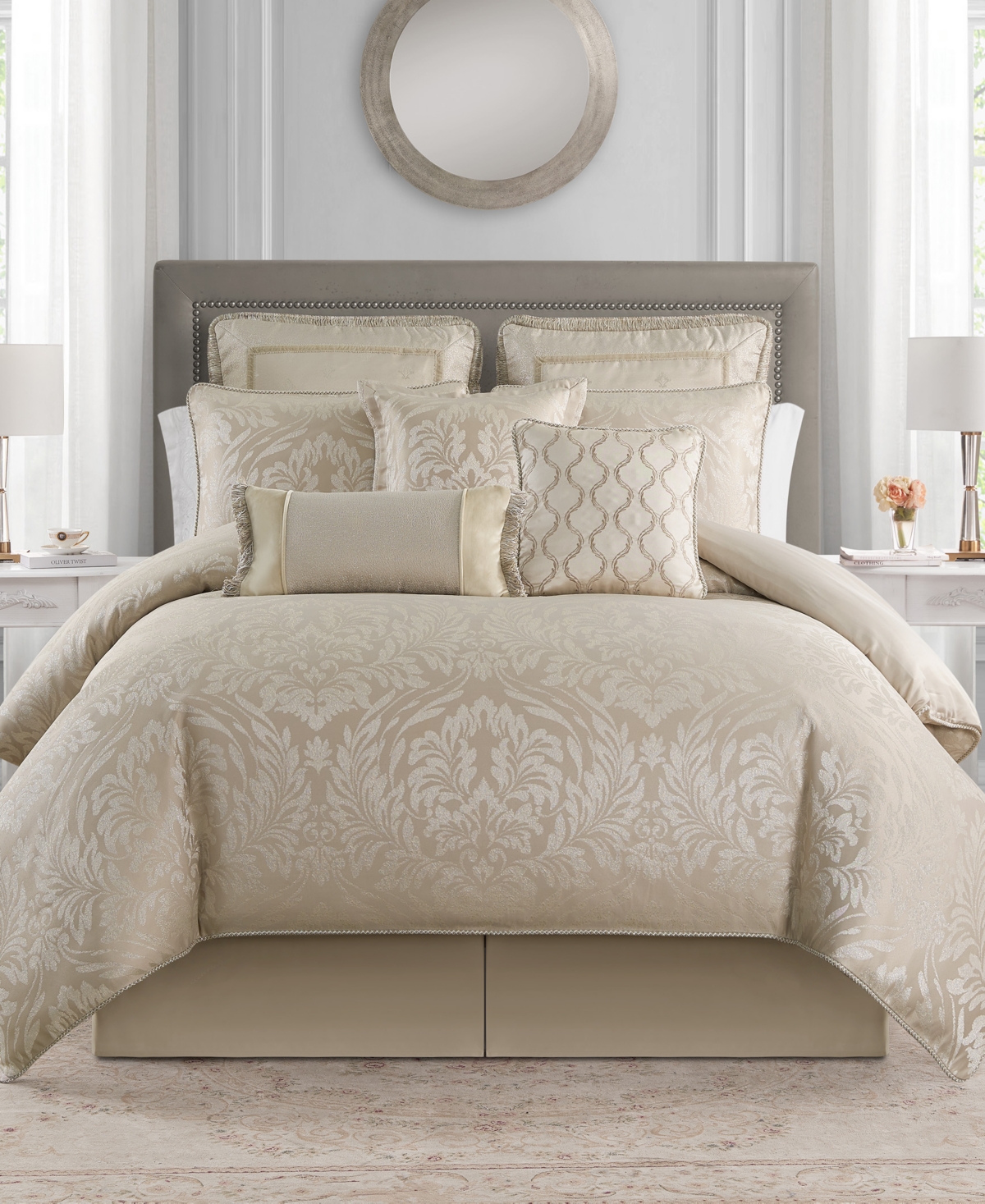 Waterford Maguire 6-Pc. Comforter Set, King - Ivory