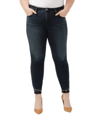 Jag Jeans Plus Size Cecilia Mid Rise Skinny Jeans - Best Kept Secret Tech For Smoothing & Lifting