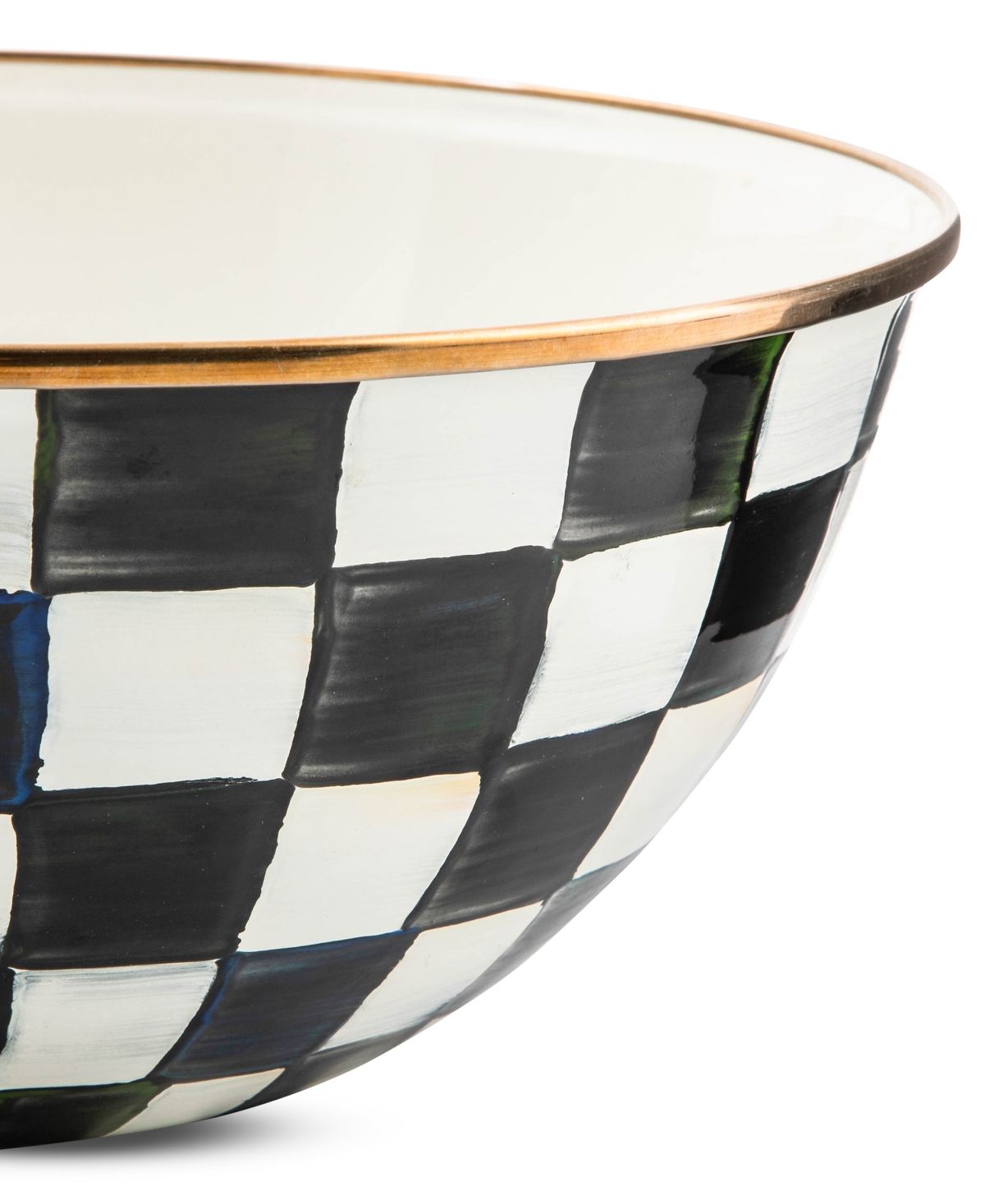 Mackenzie-childs Courtly Check Large Everyday Bowl, 128-oz. In No Color