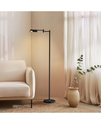 Leaf  Modern Pharmacy Reading LED Floor Lamp with Adjustable Neck (53")