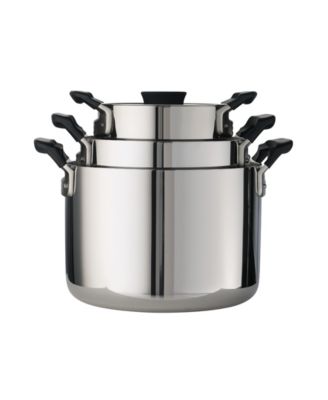 TriPly Clad Stainless Steel 6 Pc Cookware Set