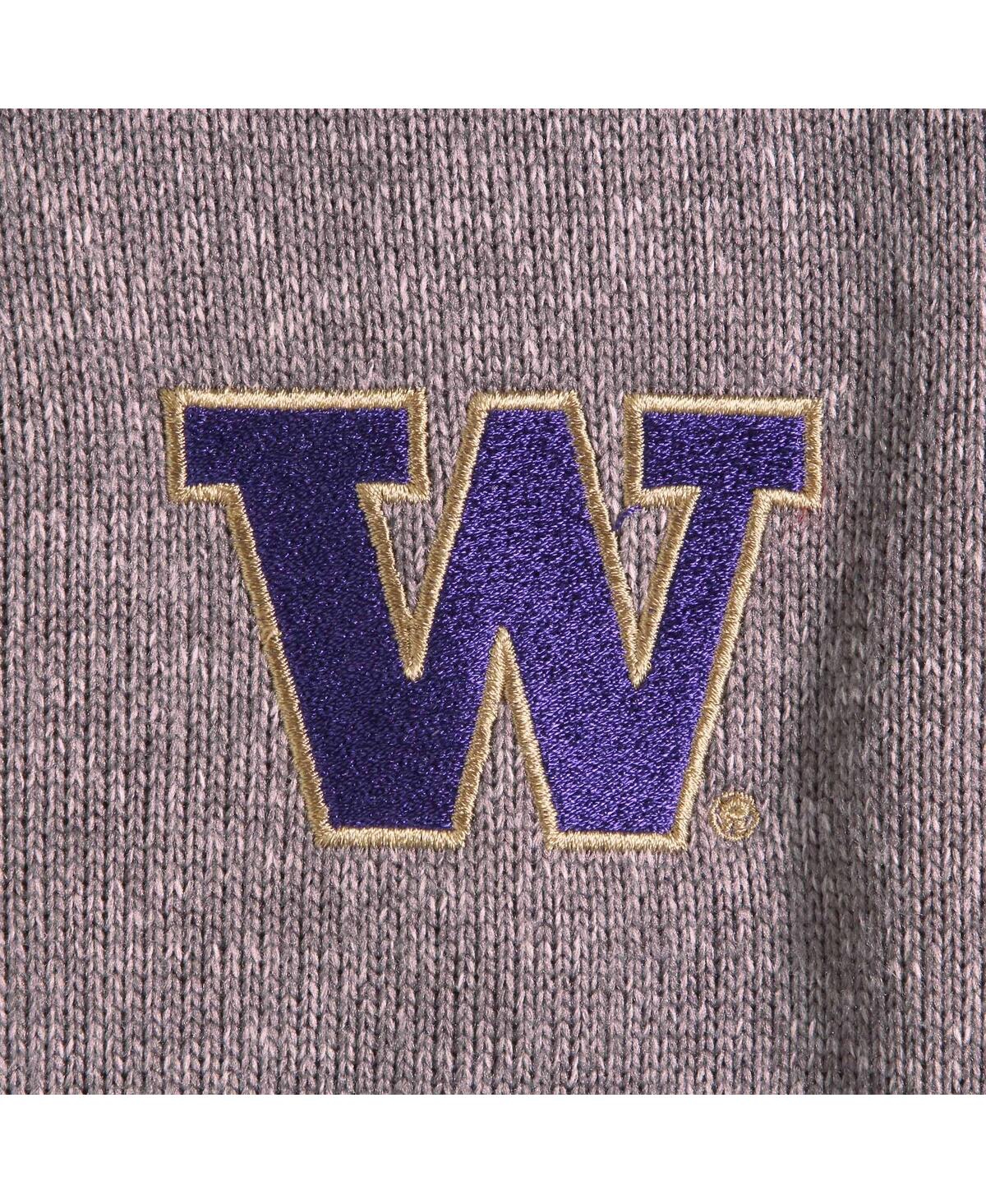 Antigua Men'sWashington Huskies Fortune Half-Zip Sweatshirt - Charcoal