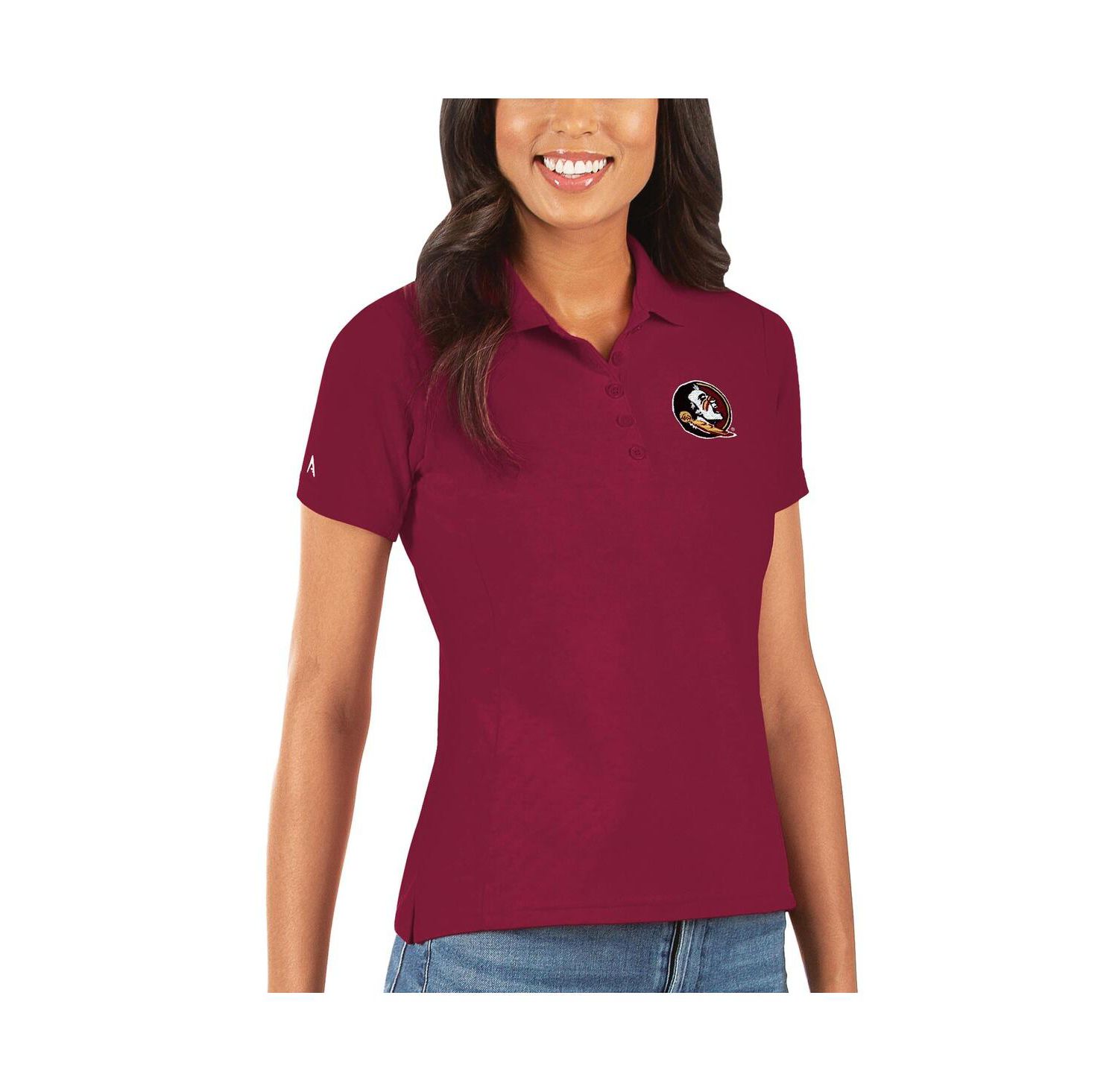 Women's Garnet Florida State Seminoles Legacy Pique Polo