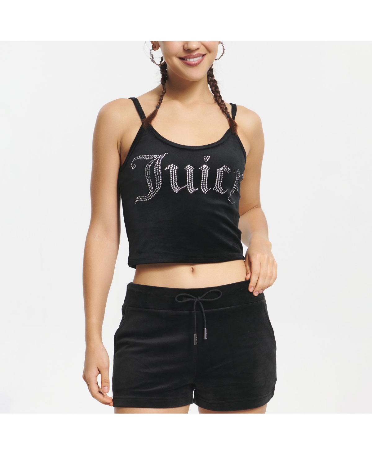 Juicy Couture Women's Basic Fitted Cropped Tank
