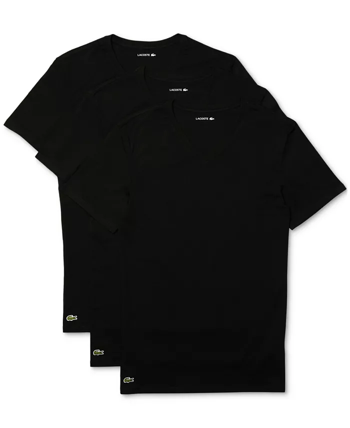 Men's Slim-Fit V-Neck Undershirts, 3-Pack - thumbnail 5