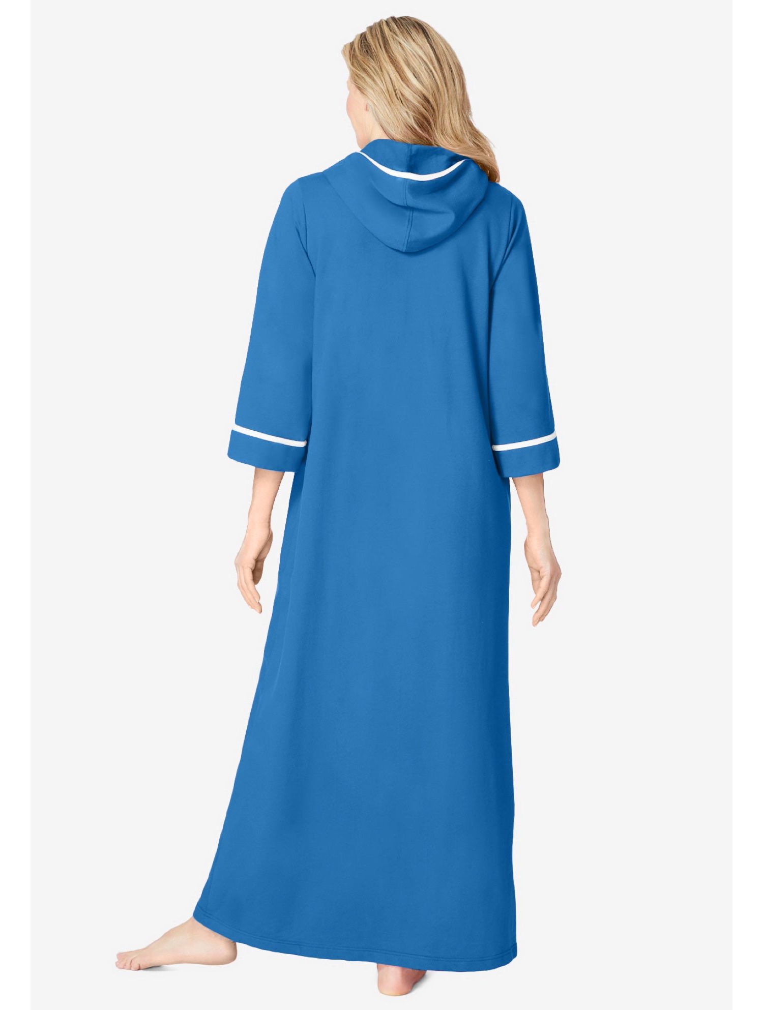 Plus Size Plus Long French Terry Robe