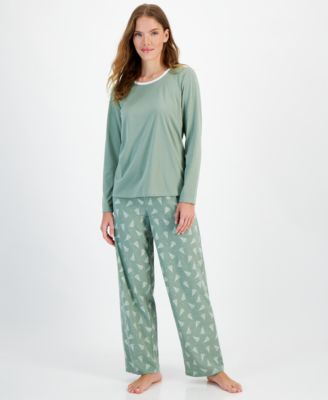 Charter Club - Women's 2-Pc. Long-Sleeve Pajamas Set