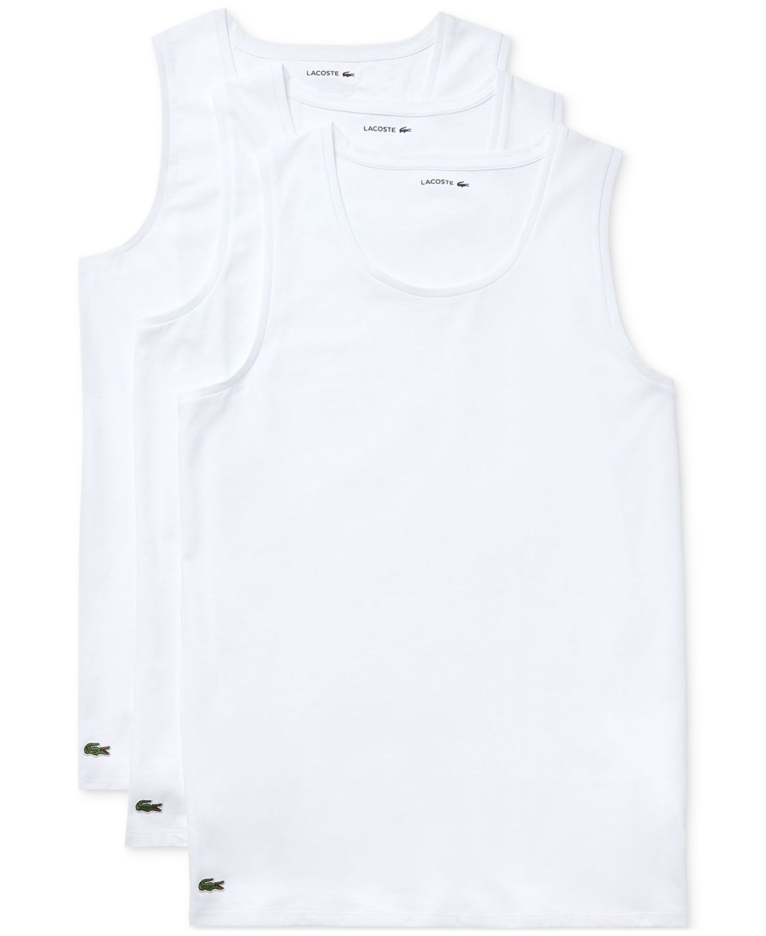 Men's Slim Fit Cotton Tank tops, 3-Pack