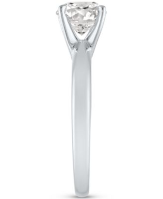 GIA Certified Diamond Solitaire Engagement Ring (2 ct. t.w.) in 14k White Gold