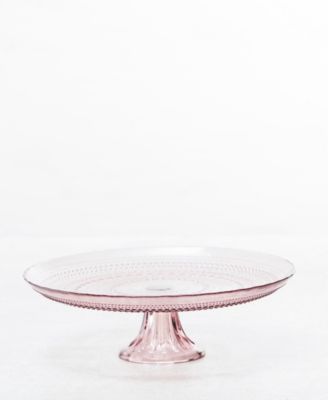 Jupiter Pink 13" Cake Stand and Dome Set