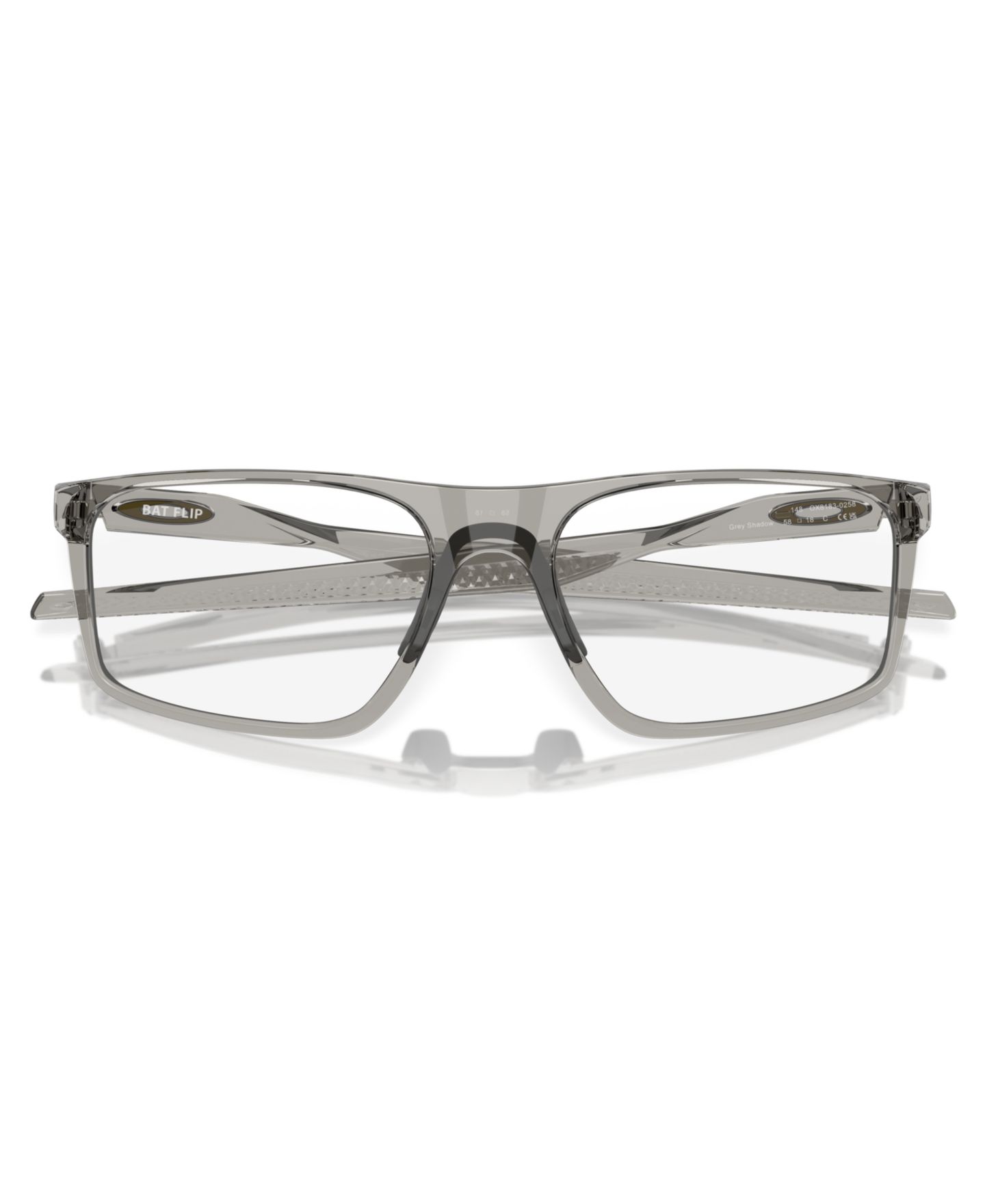 Мужские очки Celine Oakley Rectangle Bat Flip Eyeglasses, OX8183, цвет: Серый теневой — фото 5