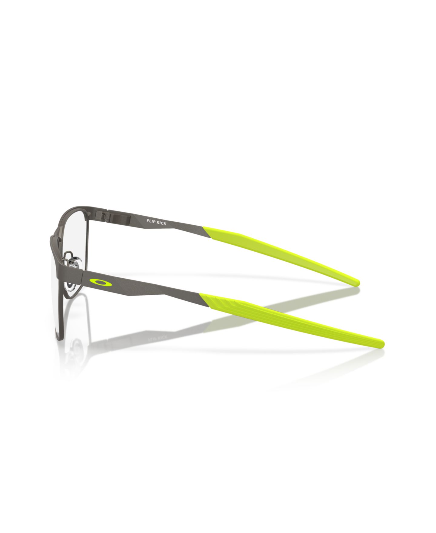 Детские очки Oakley Rectangle Metal OY3003 Flip Kick Eyeglasses(Ages 07-10), цвет: Атласный — фото 3
