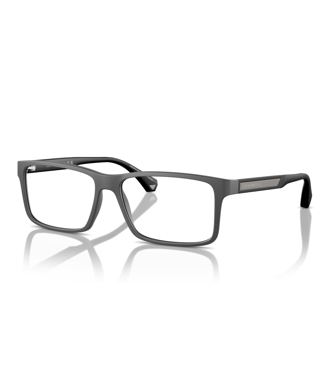 Emporio Armani Men's Eyeglasses, Ea3038 In Matte Dark Grey