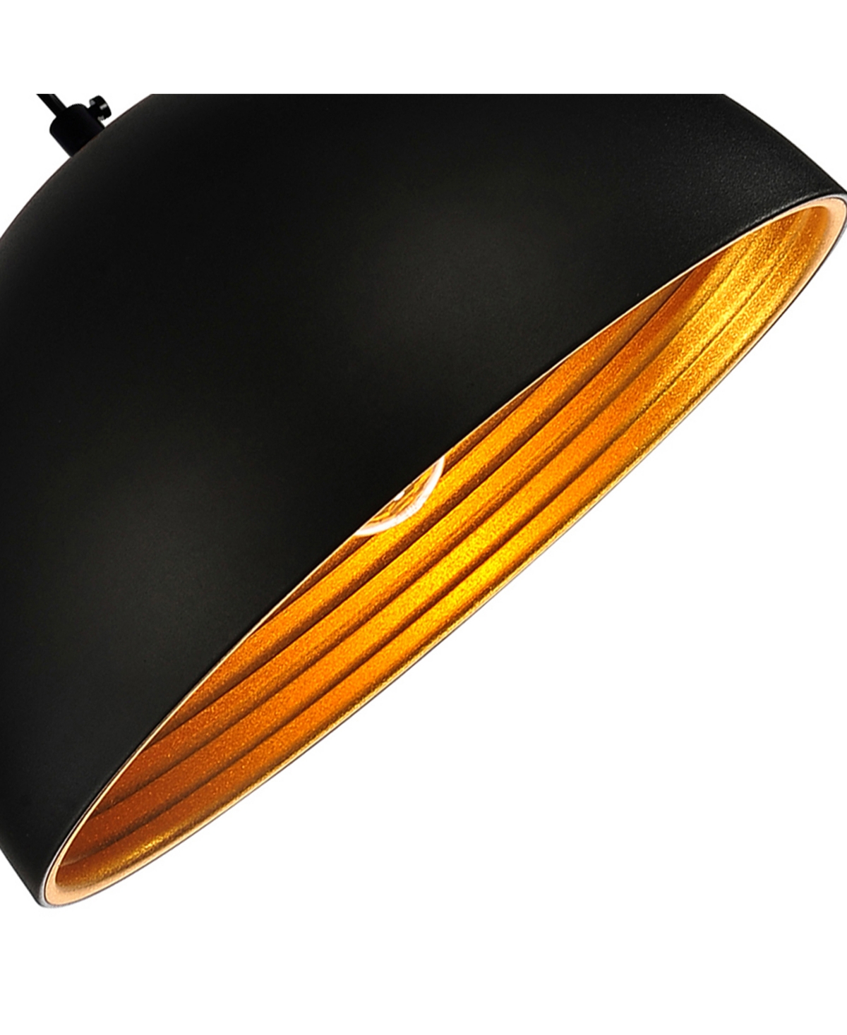 Cwi Lighting Modest 1 Light Down Mini Pendant In Black