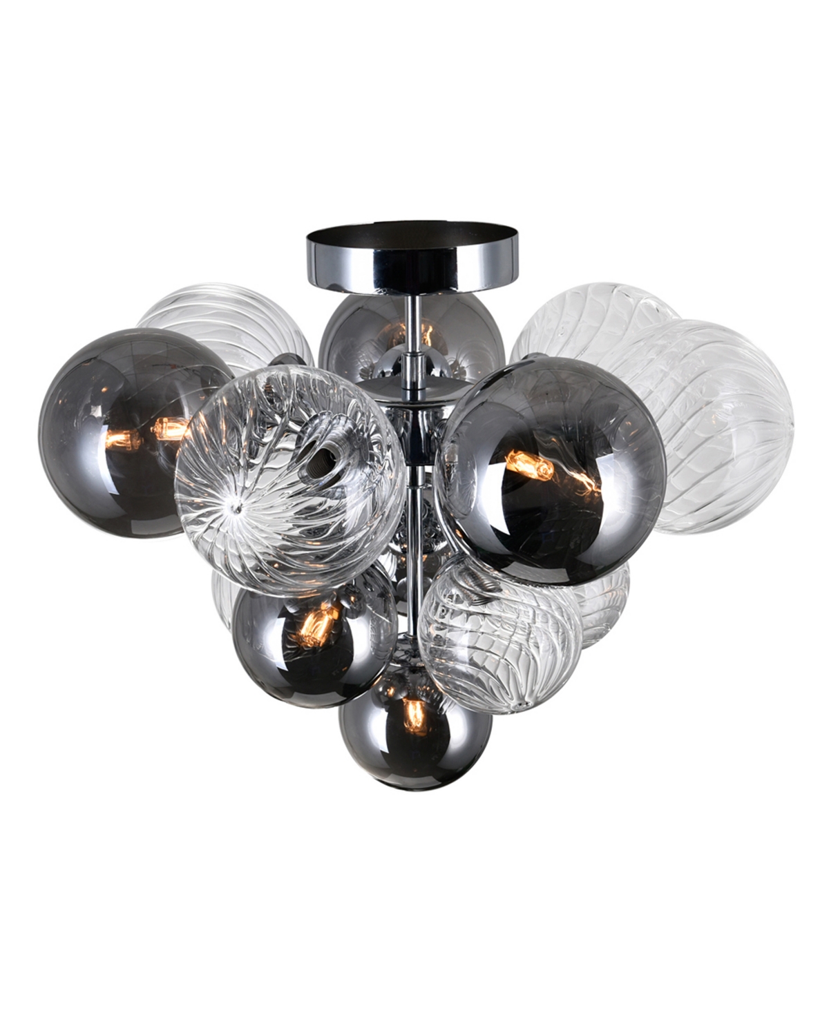 CWI LIGHTING PALLOCINO 6 LIGHT FLUSH MOUNT 