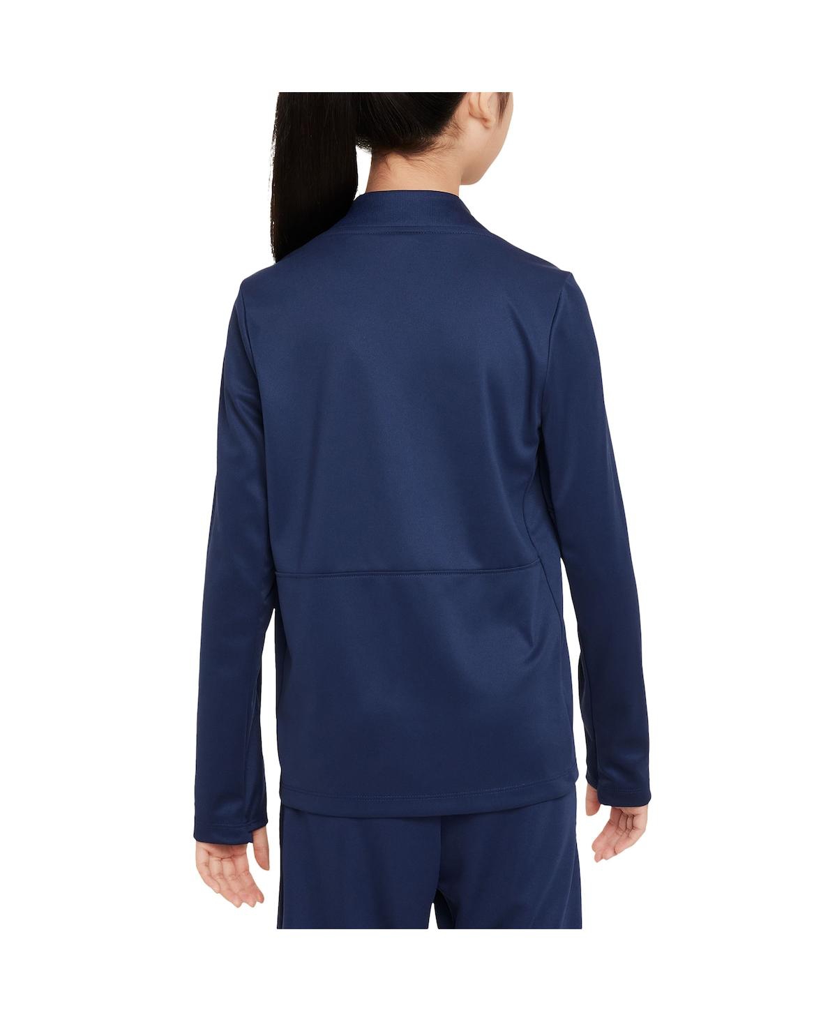 Nike Big Boys and GirlsParis Saint-Germain 2024/25 Academy Pro Drill Performance Quarter-Zip Pullover Top - Navy