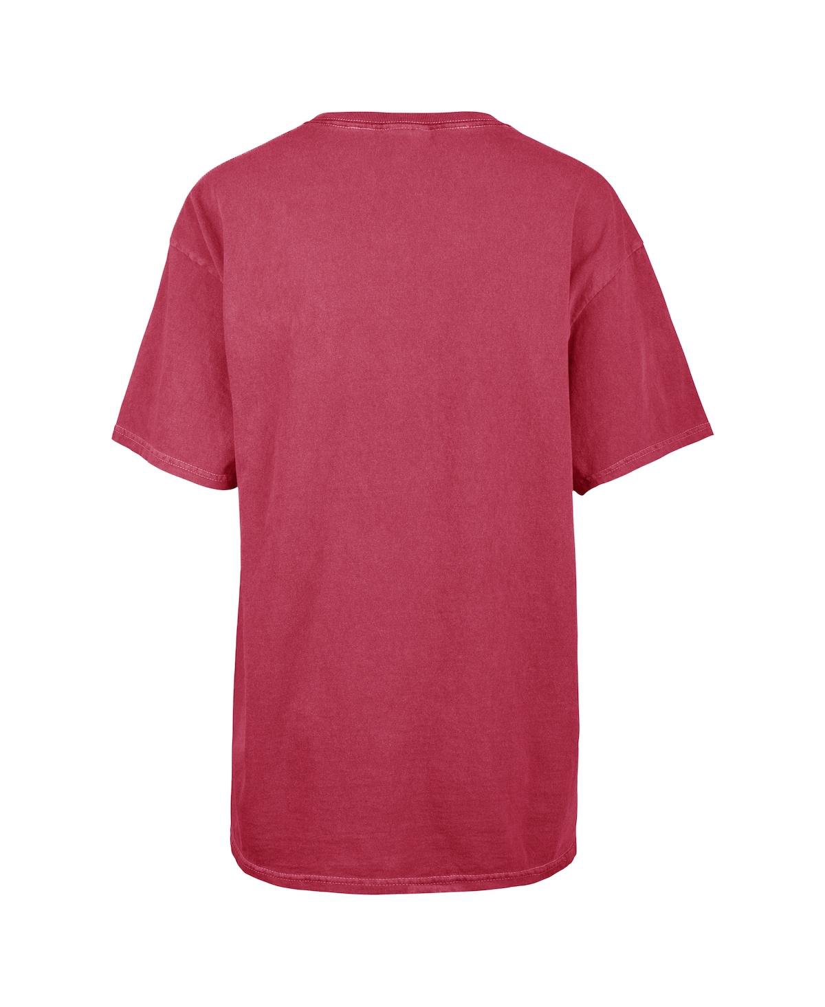 47 BRAND 47 BRAND WOMEN'S PINK BOSTON RED SOX DOPAMINE TRADITION T-SHIRT 