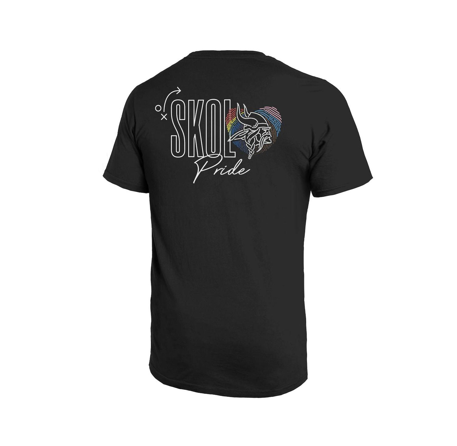 Men's Threads Black Minnesota Vikings Pride Pocket T-Shirt