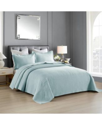 3 PCS 100% Cotton Oversized Bedspread Quilt Set TM -King