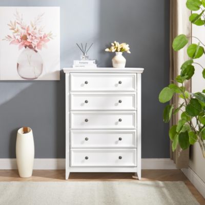 Premium 5-Drawer Storage Cabinet with Smooth-Glide Drawers