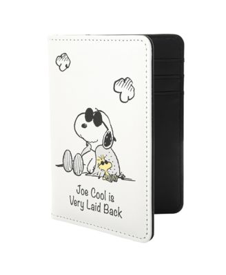 Peanuts Snoopy White and Black Passport Holder