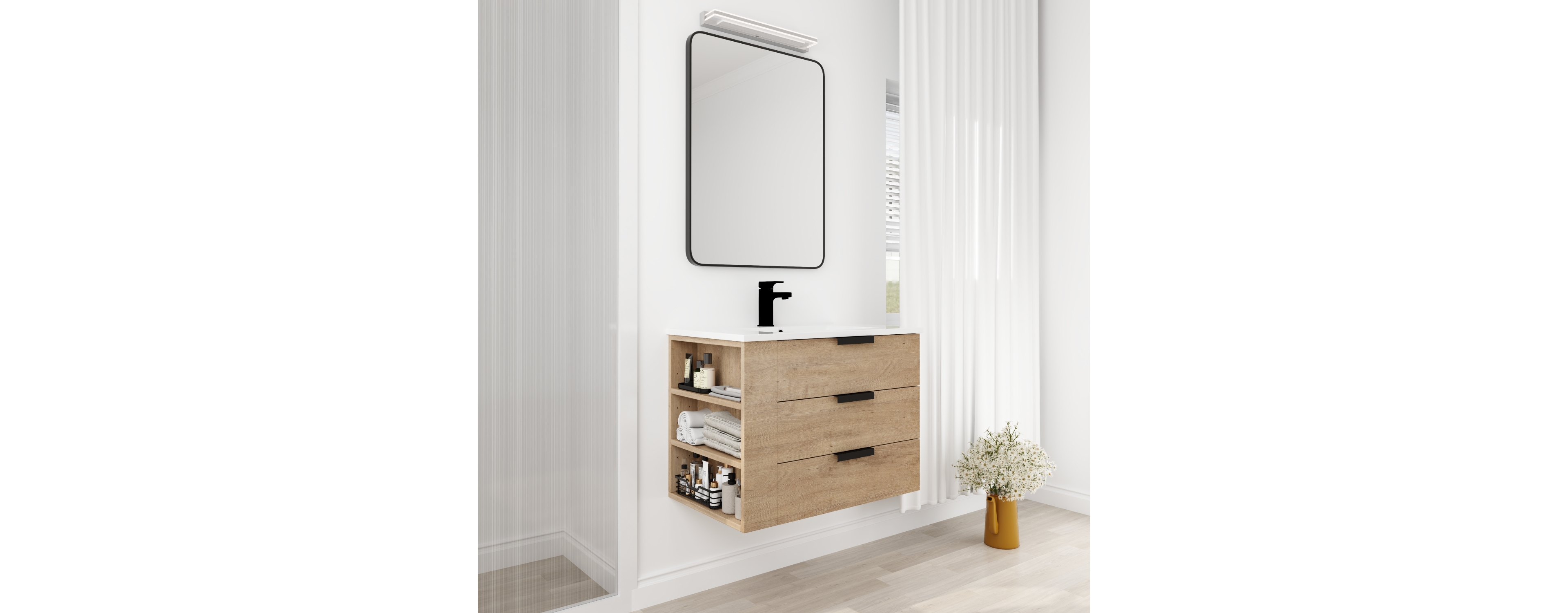 Simplie Fun 30 Inch Bathroom Vanity With Top