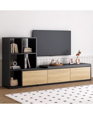 Streamdale Adjustable TV Stand Extends to 126" with Expandable Tabletop