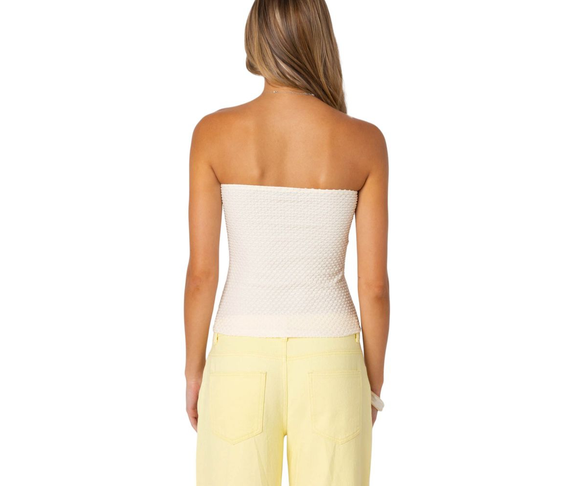 Edikted Women's Albina Textured Tube Top