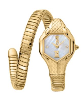 Just Cavalli Solo Mother of Pearl Dial Silver Steel Strap Watch for Women - JC1L167M0015 main image 0