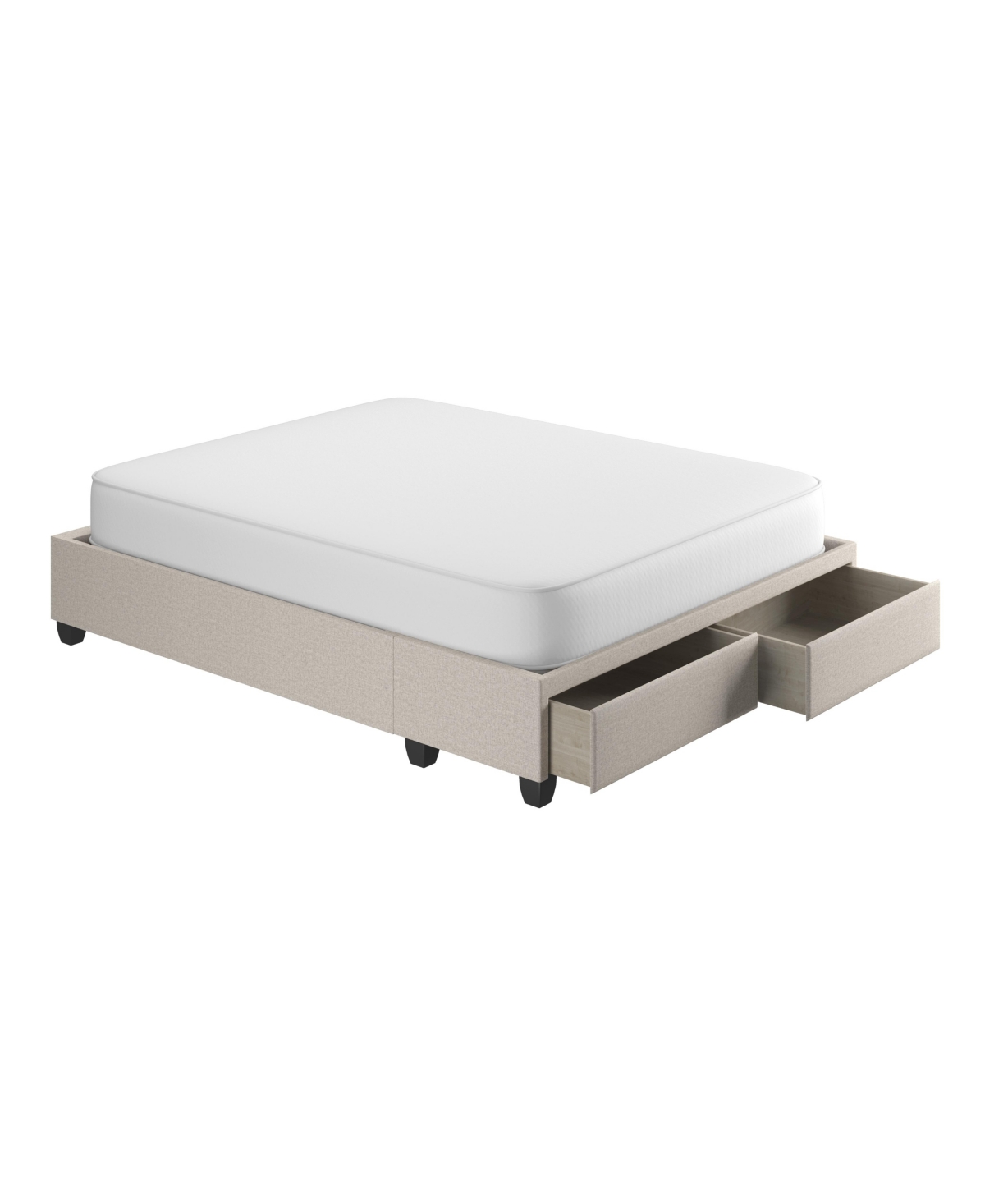 Boyd Sleep Boyd Modena Upholstered Platform Bed Frame with Storage Drawers