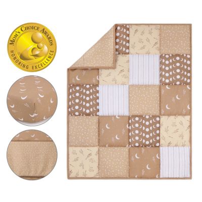 Crib Bedding Set for Baby Boys and for Baby Girls, Boho Celestial, 3 Pieces