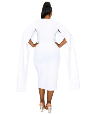 Plus Size Naomi Cape Dress