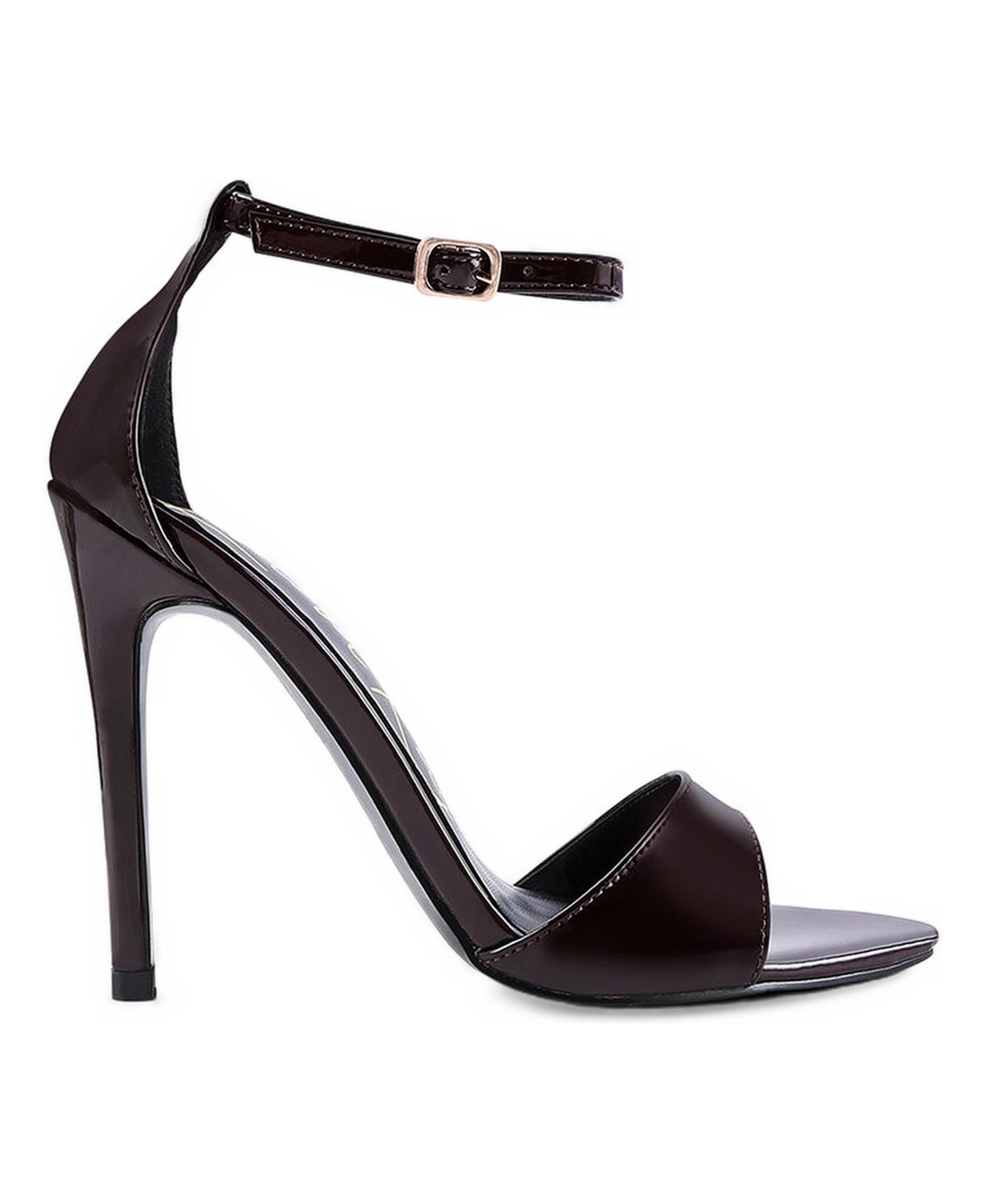 Женские сандалии London Rag New Flame Ankle Strap Stiletto Heel, цвет: Чёрный — фото 3