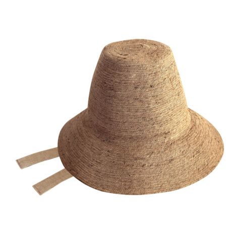 Женский головной убор Brunna.co Meg Beige Jute Straw Hat, цвет: Средний бежевый