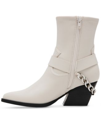 Women's Keeler Harness Moto Engineer Chain Heeled Boots