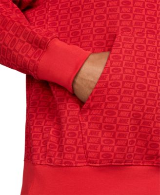 Men's Sportswear Club Fleece All-Over Print Pullover Hoodie