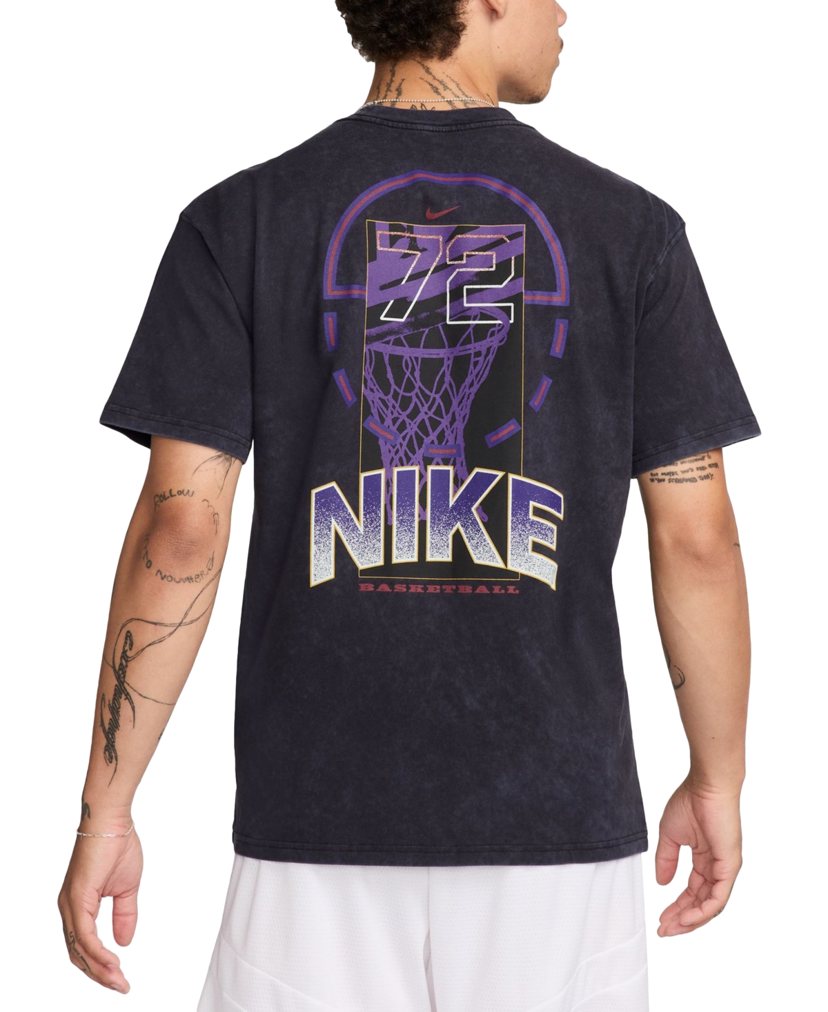 Nike Men's Max90 Basketball Short Sleeve Logo Graphic T-Shirt