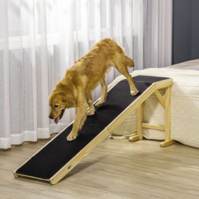 Premium Carpet Pet Ramp - Easy Access for Cats, Dogs, and Puppies