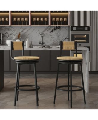 Farmhouse Bar Stool Ergonomic, Comfy