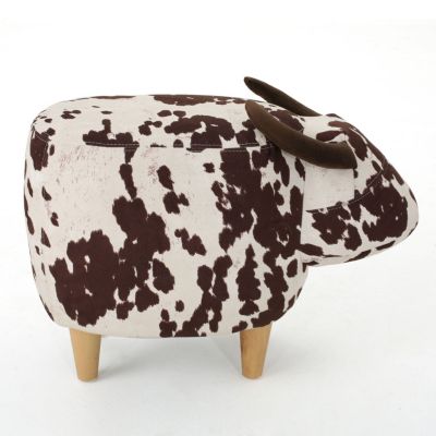 Adorable Cow-Shaped Ottoman – Soft, Stable, Versatile & Whimsical
