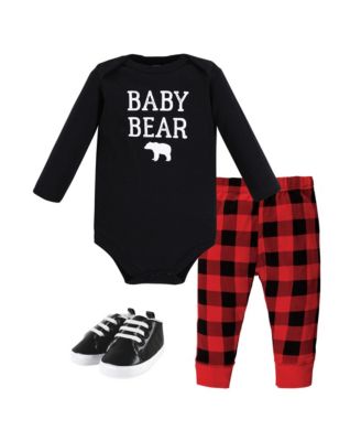 Baby Boys Hudson Unisex Versatile 3-Piece Collection Long Sleeve Bodysuit, Pants, and Booties