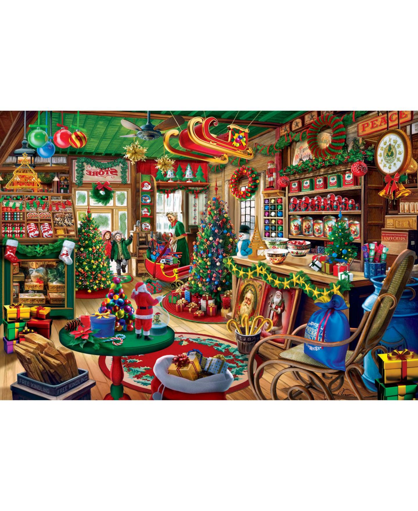Детский пазл MasterPieces Puzzles Festive Finds 2000 Piece Jigsaw Puzzle, от 12 лет — фото 2