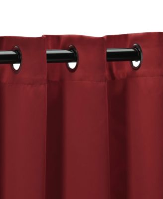 Solid Semi Blackout Grommet Washable Room Darkening Curtain Panels, Set of 2