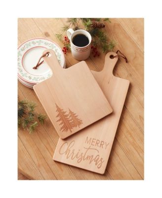 Wood Christmas Cutting Board (Set of 2)