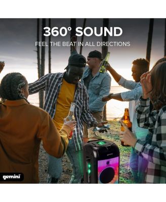 360° Portable Bluetooth Speaker w/ LED Party Lighting