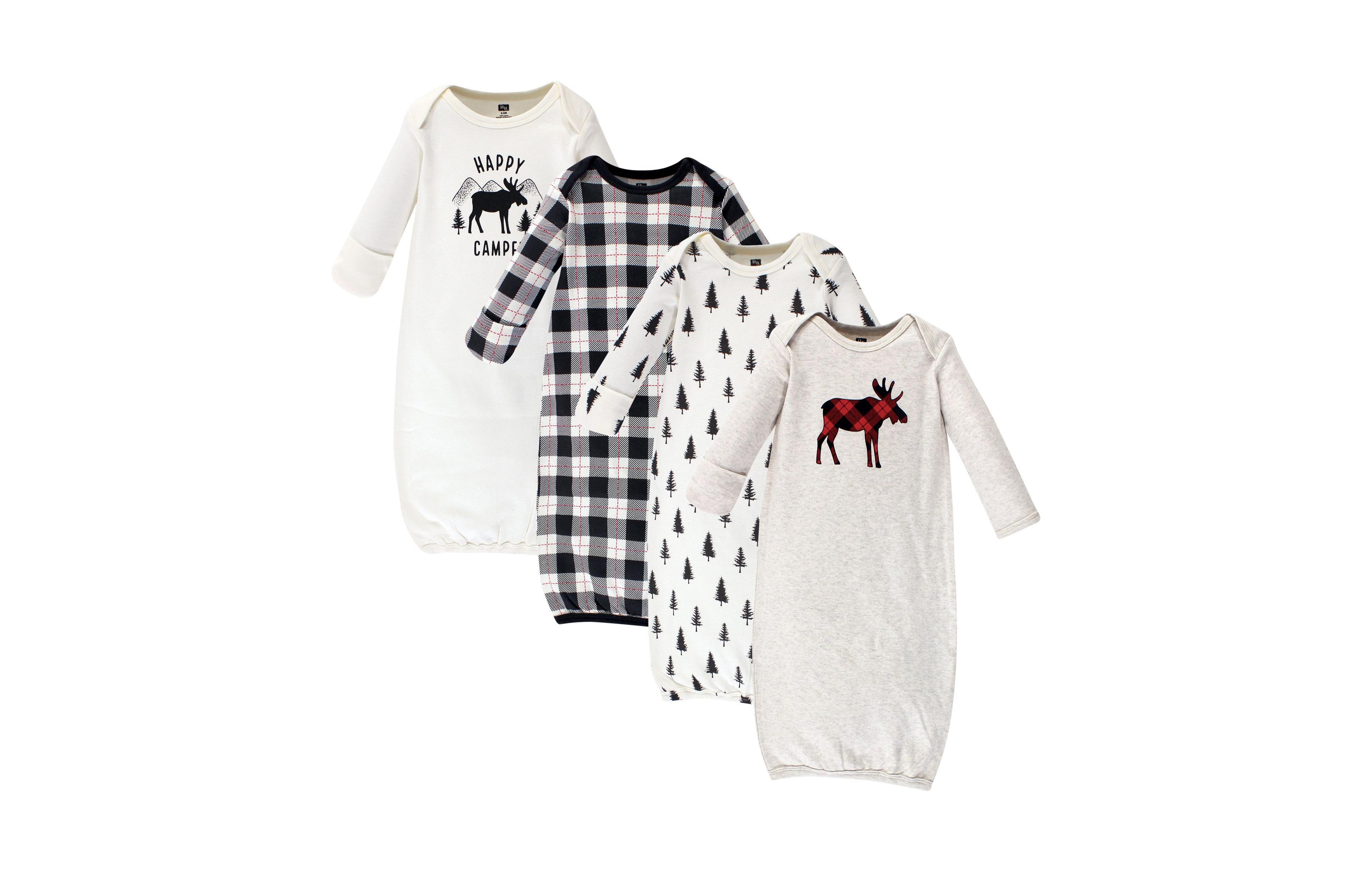 Hudson Baby Baby Boys Hudson Unisex Very Soft Cotton Gowns