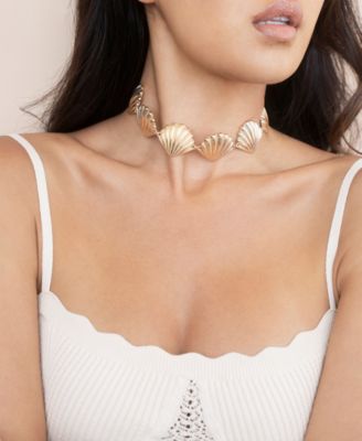 18k Gold Plated Scallop Shell Body Chain